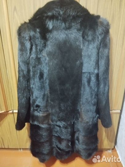 Шуба из стриженая нутрия
