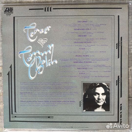 Tommy Bolin - Teaser (1975, 1st UK press)