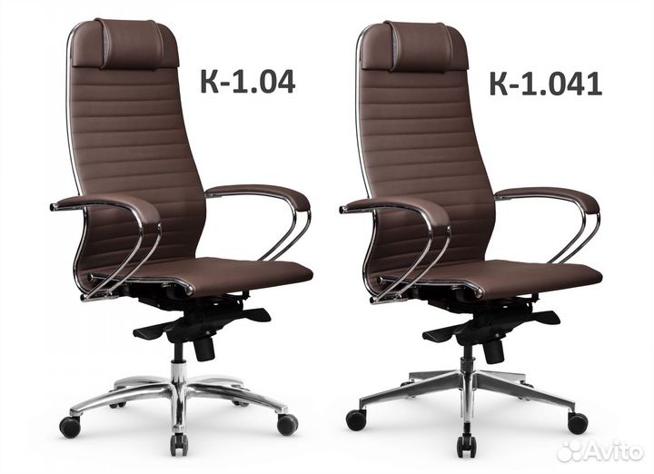 Кресло Самурай Samurai K-1.04 или K-1.041 Коричнев
