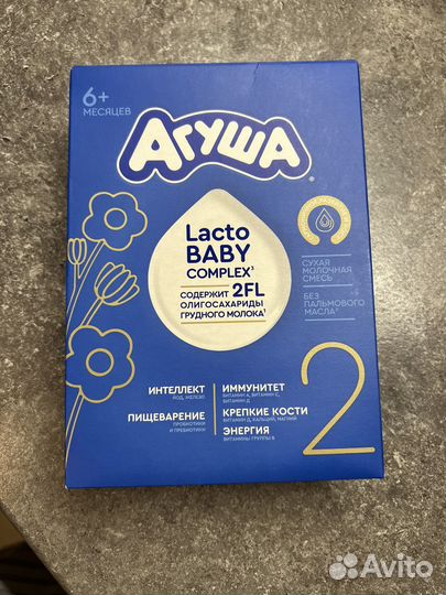 Сухая смесь агуша 2