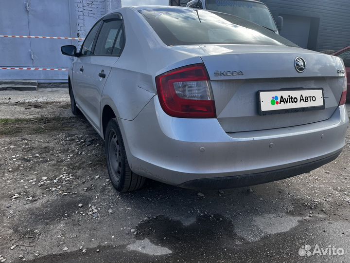 Skoda Rapid 1.6 МТ, 2016, 173 000 км