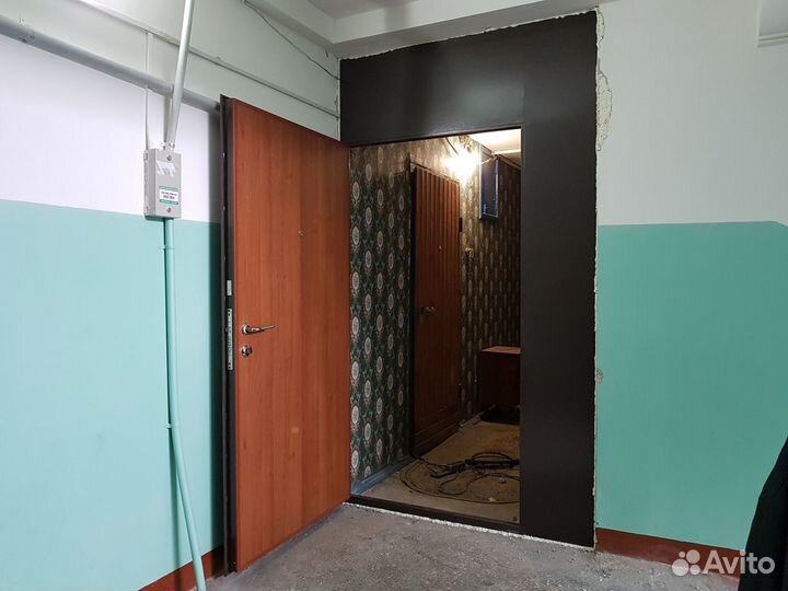 Двери метал,перегор, Дуб Хантон,Коричн,Пеноплекс