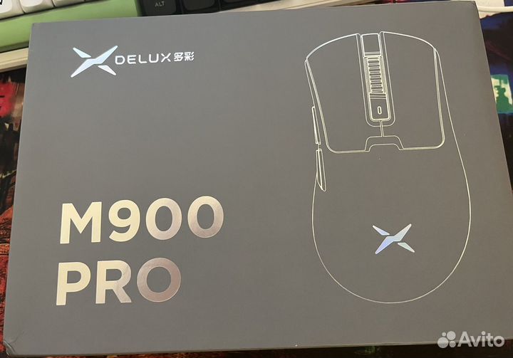 Игровая мышь Delux M900 pro белая