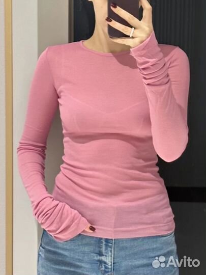 Лонгслив паутинка прозрачный