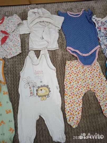 Вещи пакетом на девочку 56-80