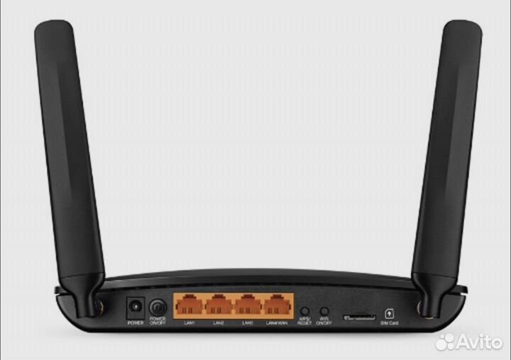 Wi-Fi роутер TP-link Archer MR400, AC1200, черный