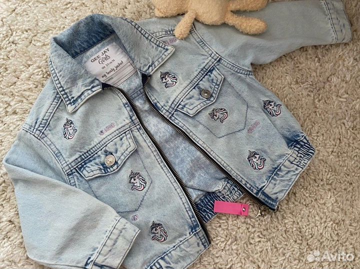 Куртка джинсовая для девочки 92-98
