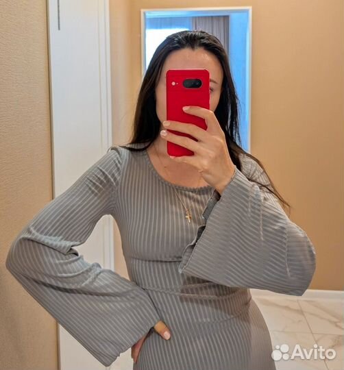 Платье лапша длинное