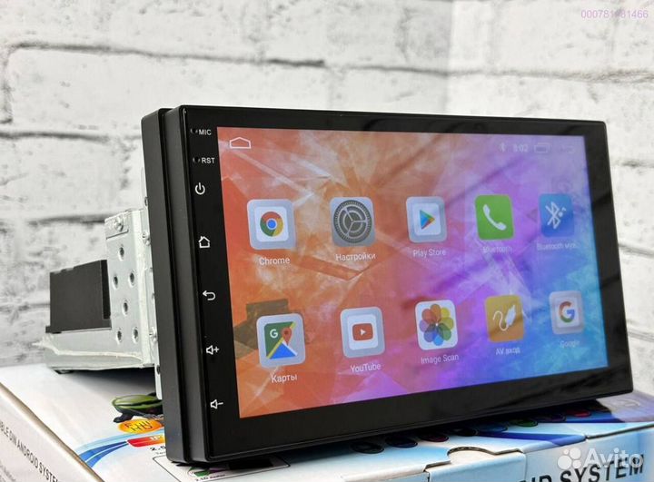 Магнитола 1Din 7дюймов 8ядер (Арт.82176)