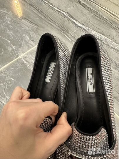 Лоферы макасины босоножки prada