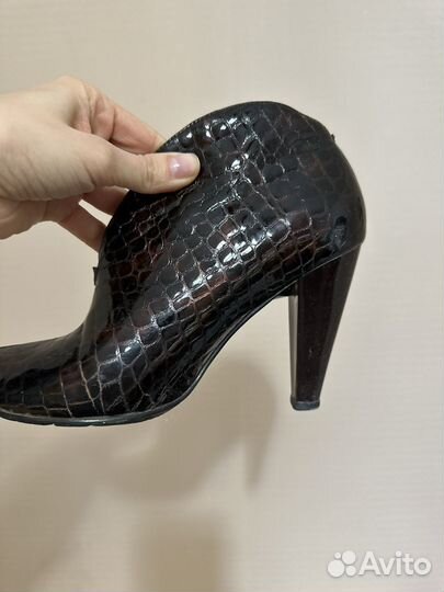 Ботильоны 38 натуральная кожа