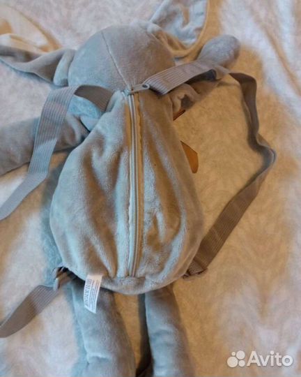 Мягкая игрушка рюкзак заяц