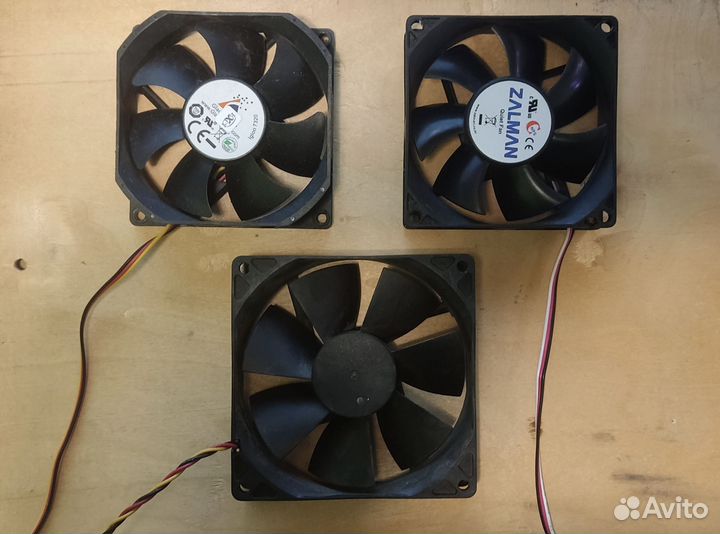 Корпусные вентиляторы 80,90мм