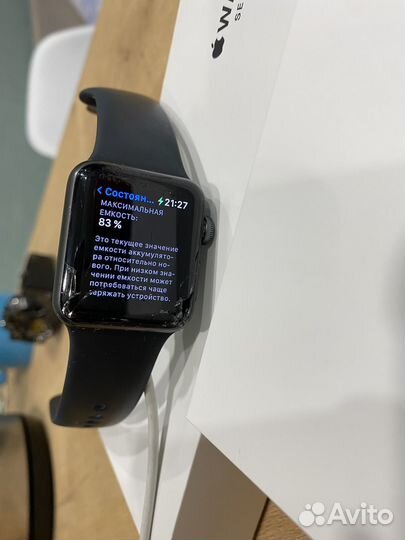 Часы apple watch 3 38 mm