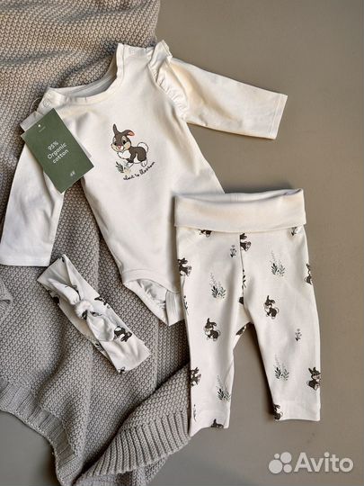 Комплект h&m на девочку новый 56, 62