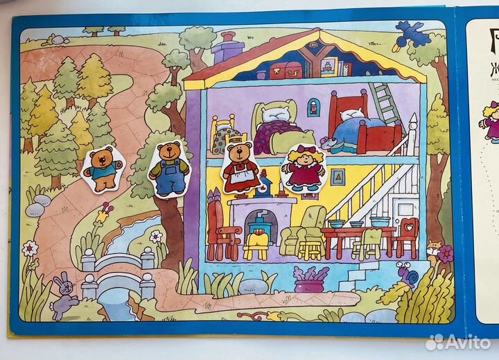 Книга сказок большого формата с магнитами