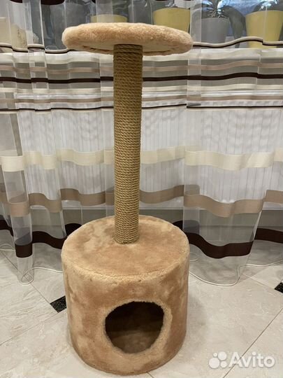 Когтеточка и домик для кота