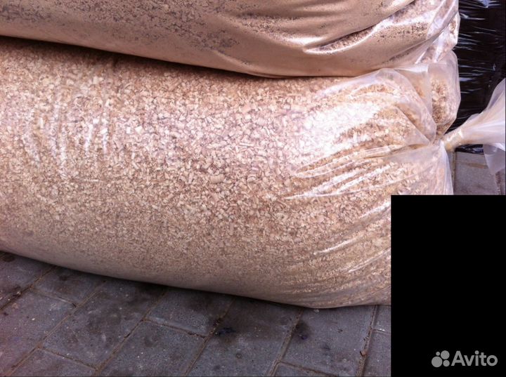 Опилки стружка древесная в мешках продаю