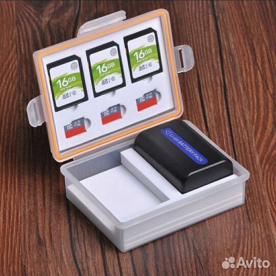 Бокс для аккумуляторов и карт памяти SD/Micro SD