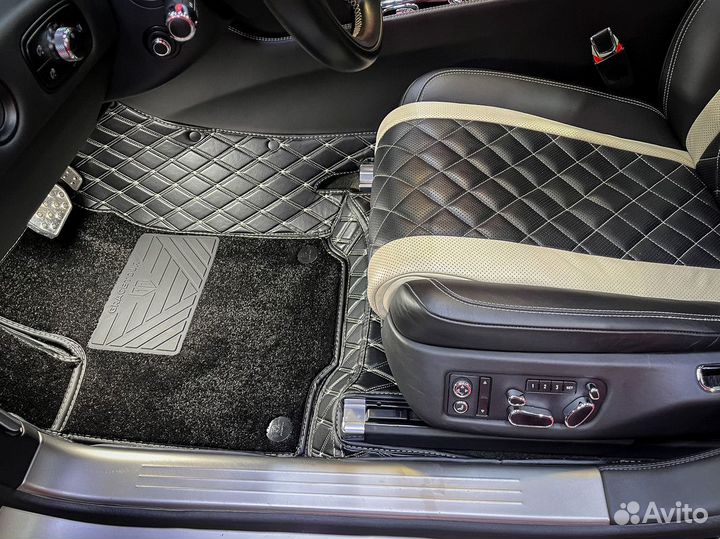 3Д коврики из экокожи 3D автопутешествия