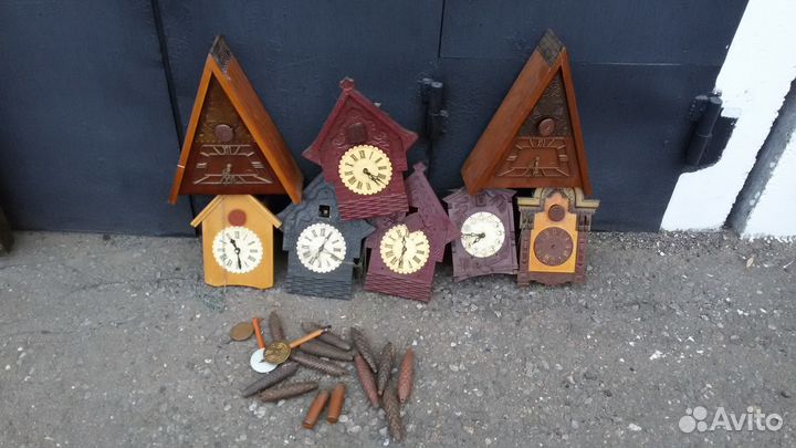Часы с кукушкой, Янтарь, Очз, Весна - запчасти