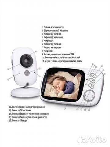 Беспроводная видеоняня с умной системой VOX