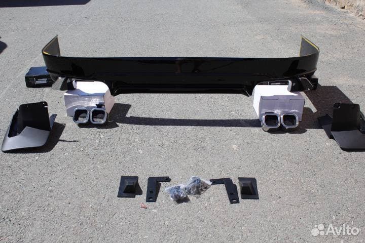 Prado 120 Задняя накладка губа Modellista V1NZ7