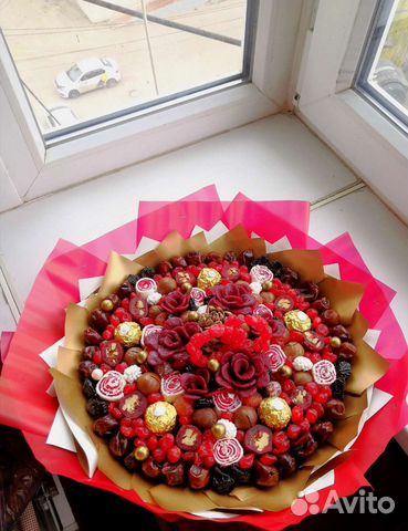 Букеты для всех из сухофруктов и фруктов