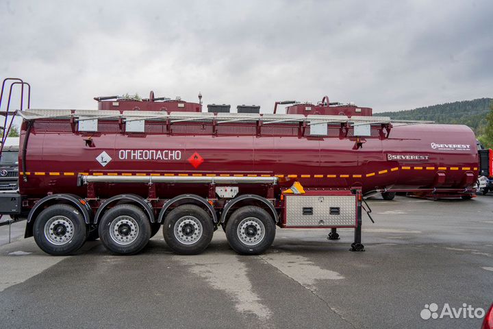 Полуприцеп бензовоз СЕВЕРЕСТ ППЦ 32К-42ЛЛ-4, 2024