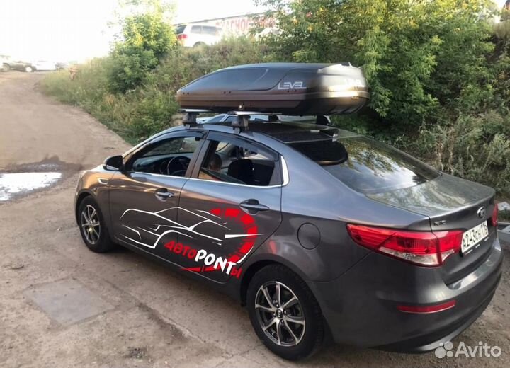 Бокс на крышу Киа Рио 3 аэро