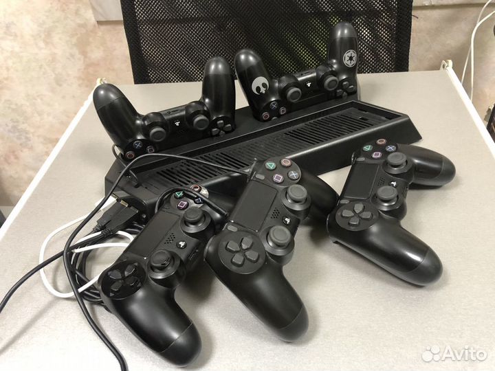 Док-станция + подставка + охлаждение PS4