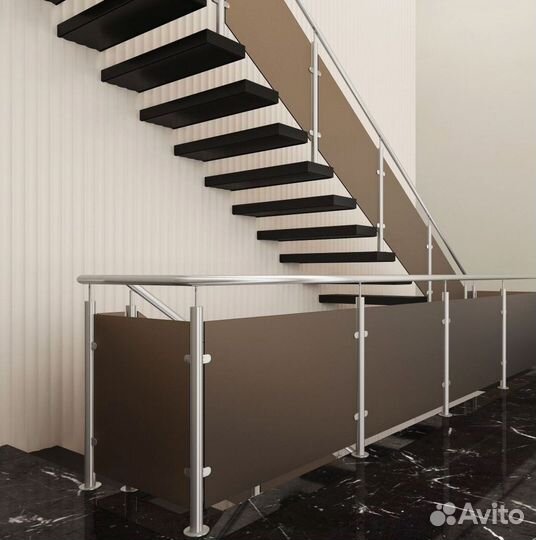 Стеклянные перила