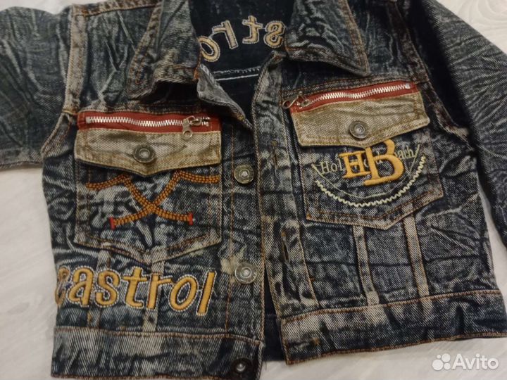 Джинсовый костюм для мальчика