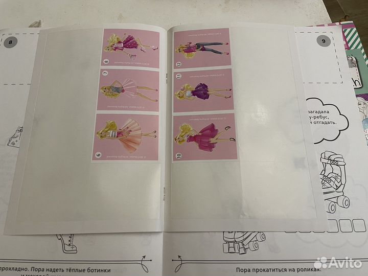 Журналы barbie, раскраски