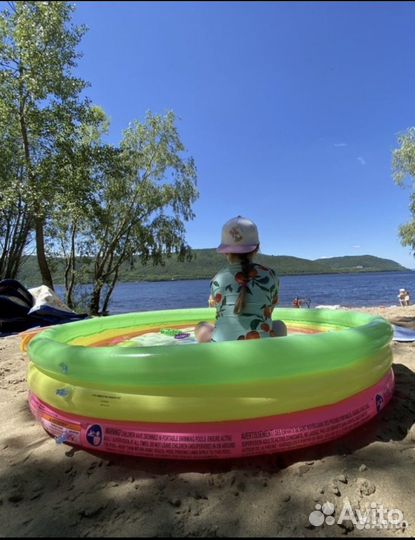 Детский надувной бассейн бу