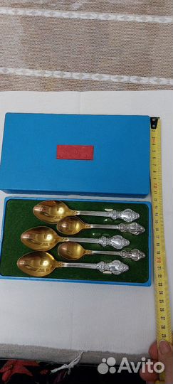 Набор чайных и кофейных ложек в коробке СССР новый