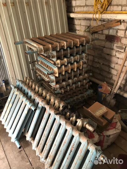 Чугунные радиаторы батареи ретро