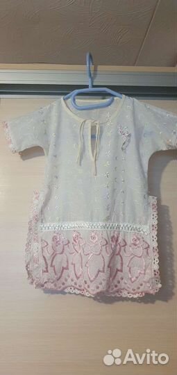 Крестильная рубашка для девочки