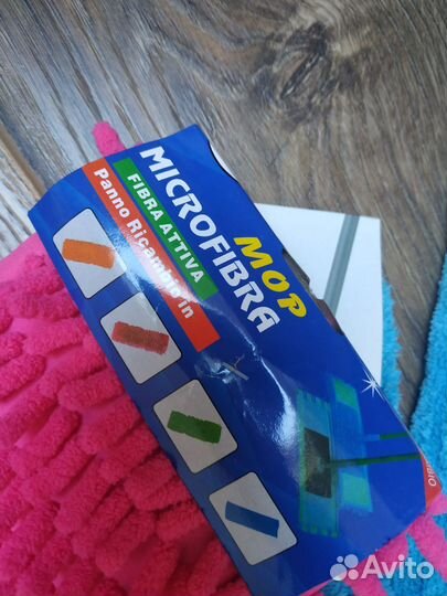 Сменная насадка для швабры 40*10 микрофибра 3 шт