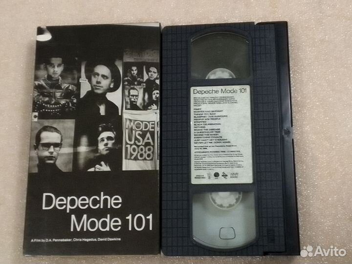 В/к VHS Hi-fi Dolby Stereo USA Depeche Mode 101