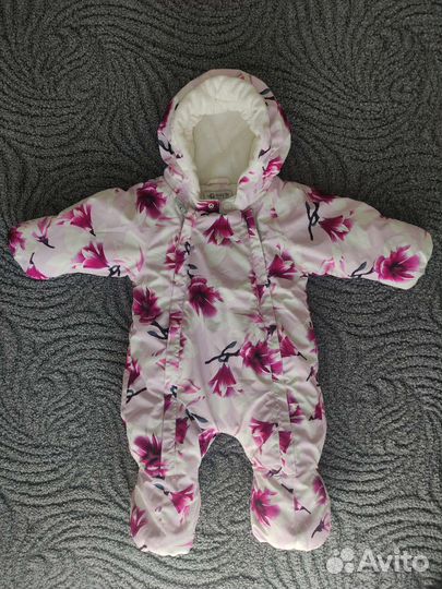 Зимний комбинезон для девочки 74