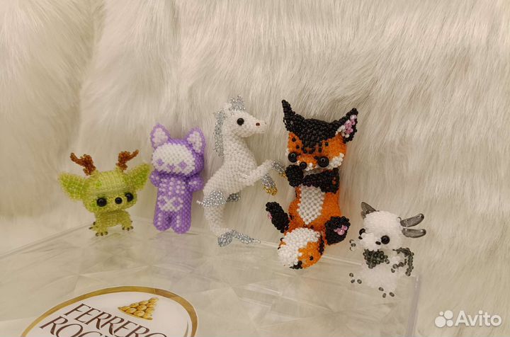 Фигурки из бисера на заказ