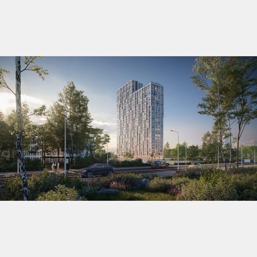 2-к. квартира, 45,9 м², 22/28 эт.