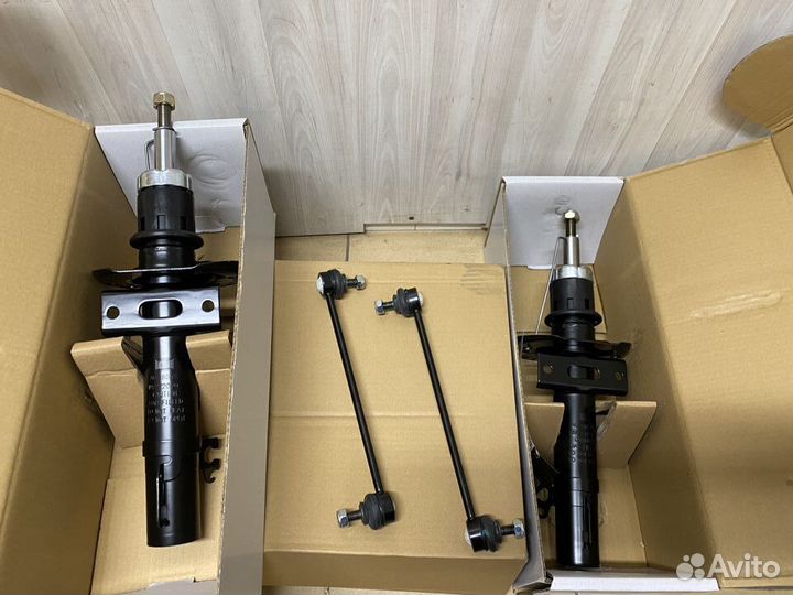 Амортизатор передний + задний vw polo sedan