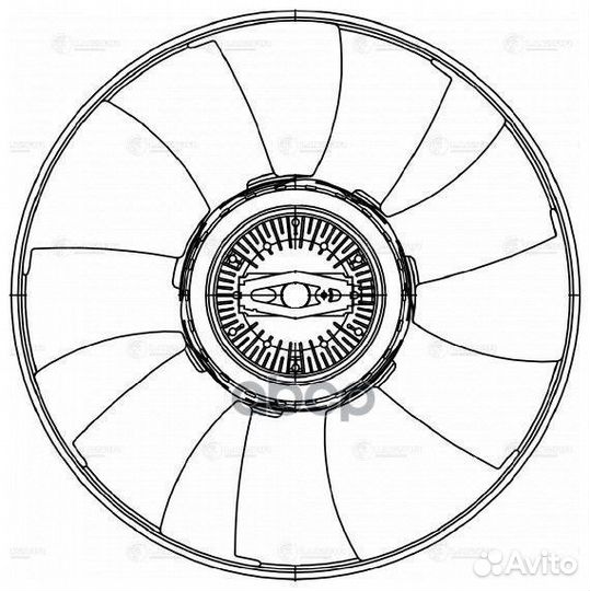 Муфта гидравлическая LVC1502 luzar