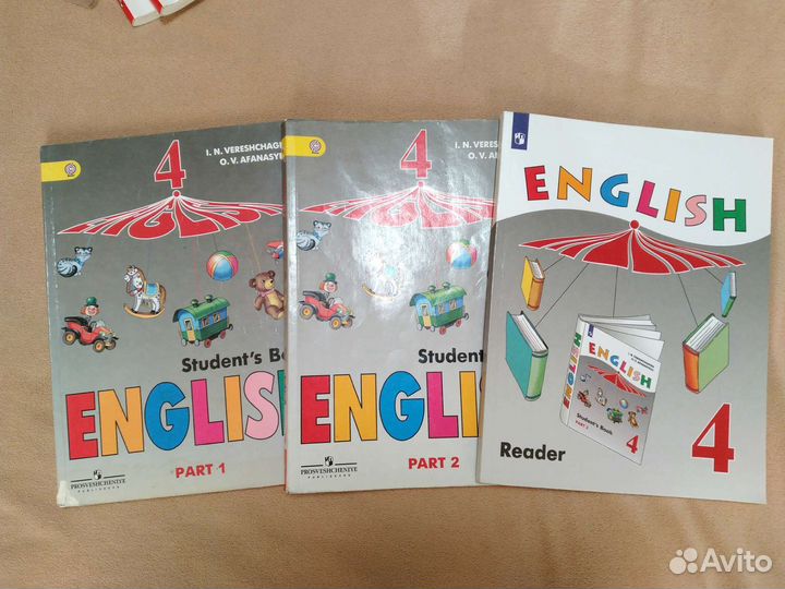 Учебники Верещагина, Spotlight для 2, 3, 4 классов