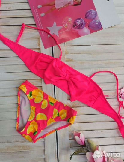 Купальник 2-7лет р.28,30,32,34,36