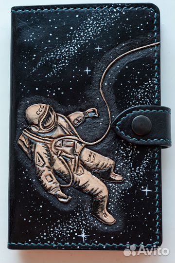 Кожаный блокнот