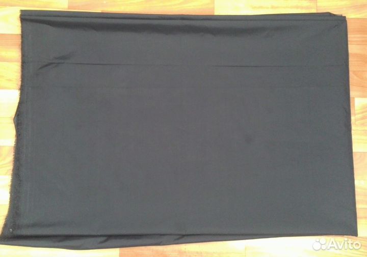 Ткань курточная лаке черная