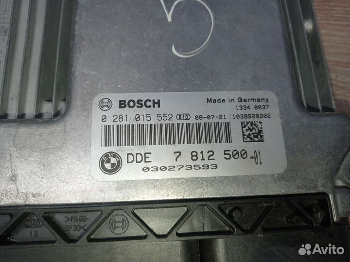 Эбу DDE CAS ключ на BMW 5 Е60 n47